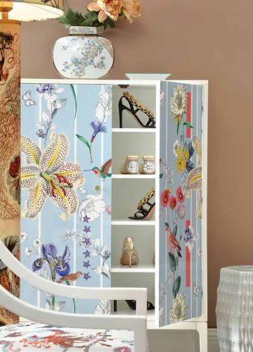 Hand Painted Cabinet 9